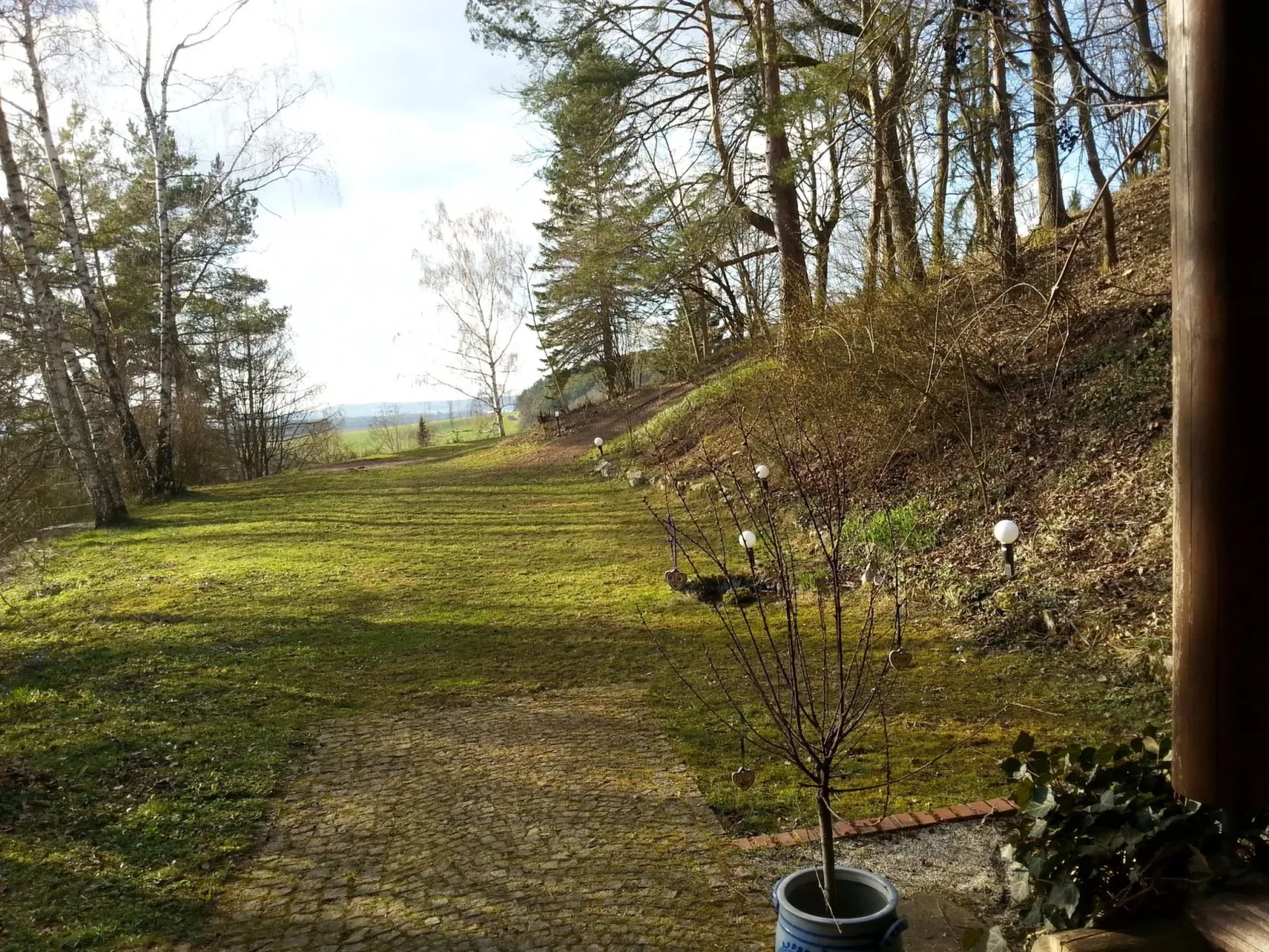 Finnisches Holzhaus-Draußen