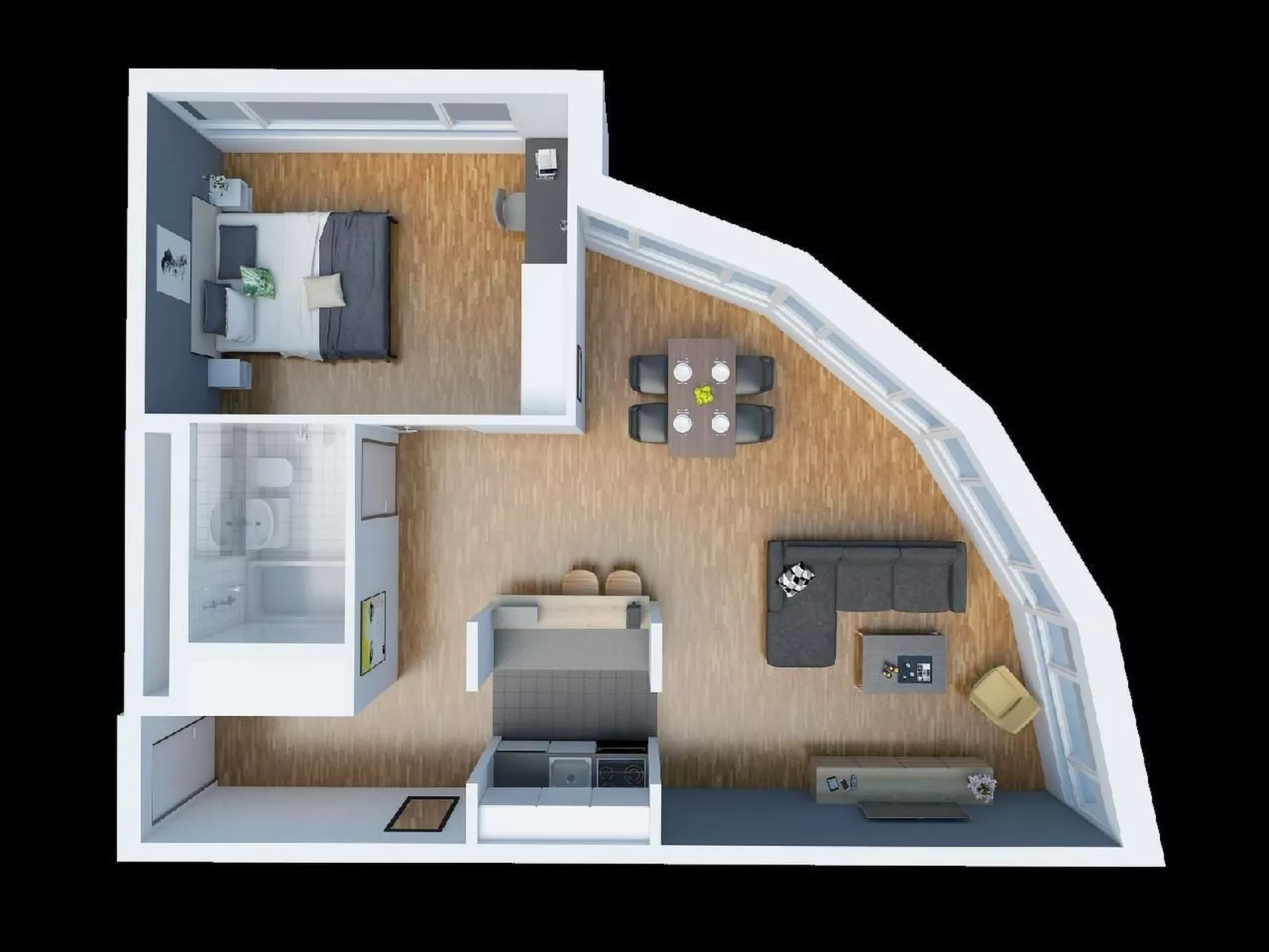 ARISER Zug Central Business Apartment-Inside