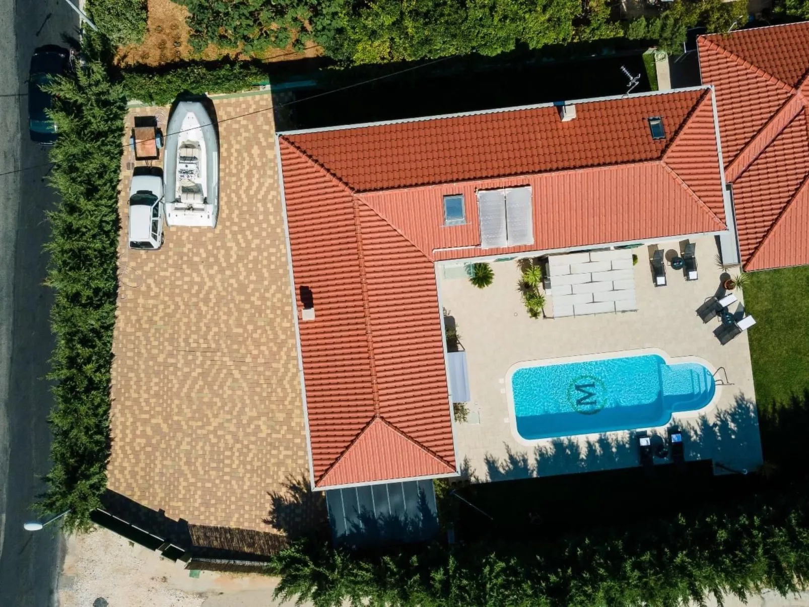 Villa Marta Trogir für 10 Personen in Plano-Draußen