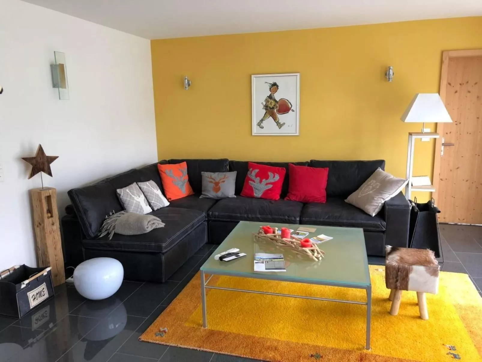 Fewo mit Bergblick-Drinnen