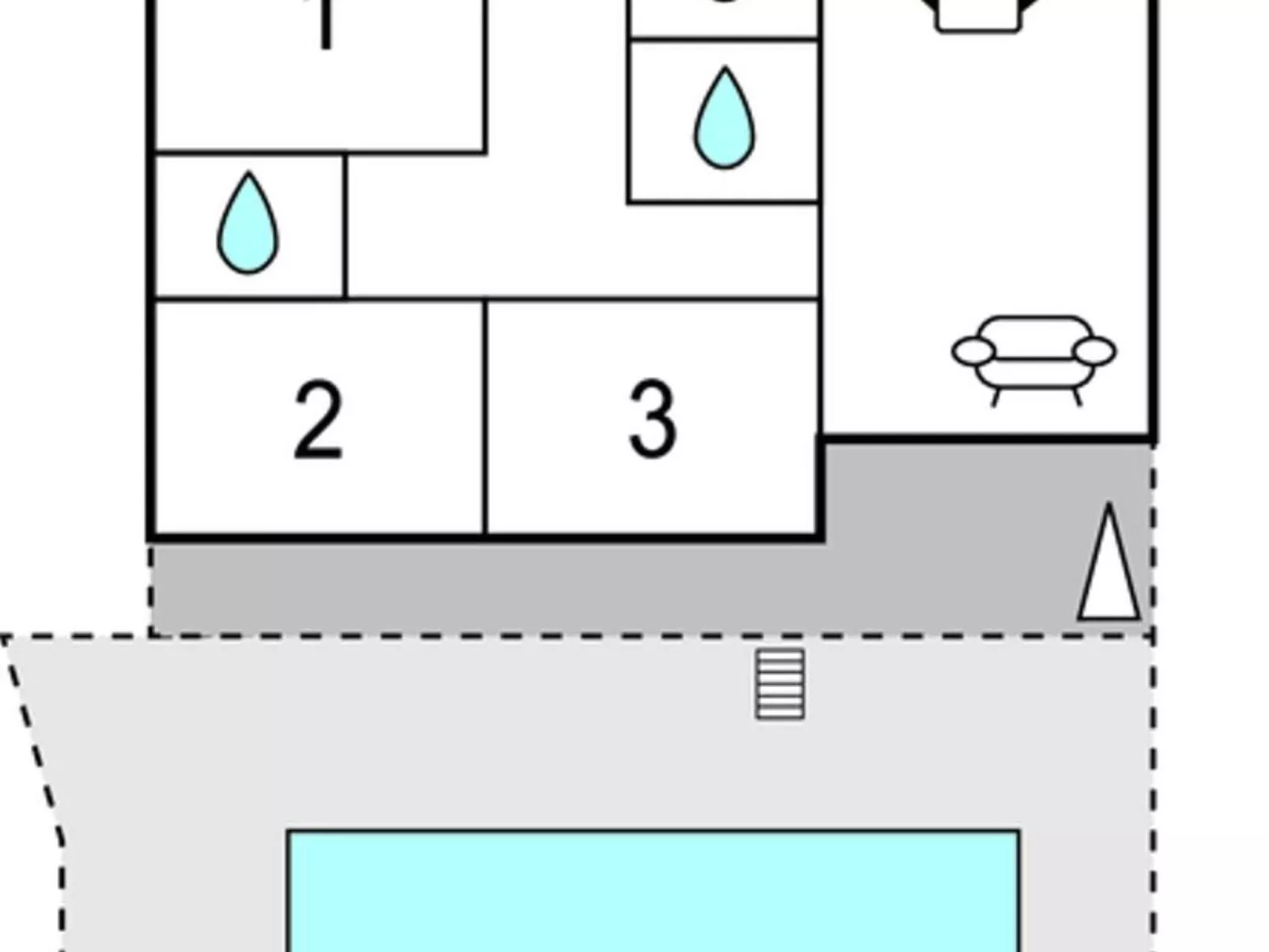 In Kastel Sucurac mit Parkplatz-Inside