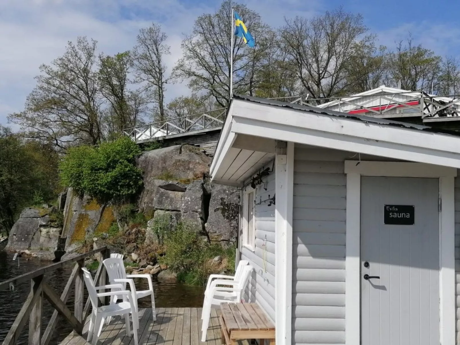 "Évika 3" mit Sauna-Outside