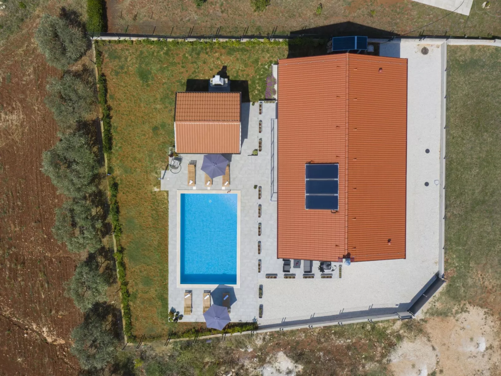 Villa Euphoria mit Pool, Sauna und Whirlpool-Outside