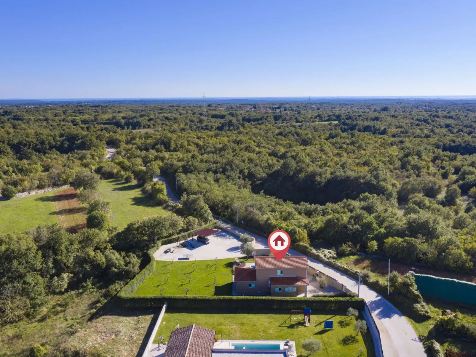 "Villa Matea" mit privatem Pool-Draußen