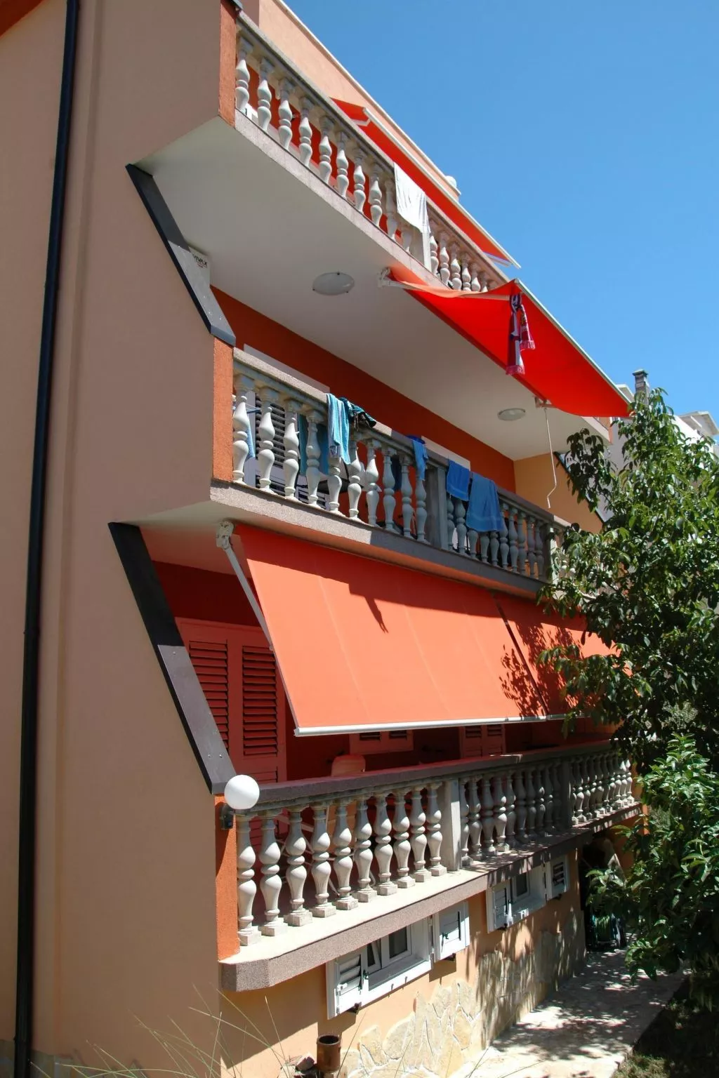 Villa Mediteran, kleine Ferienwohnung mit Balkon-Outside