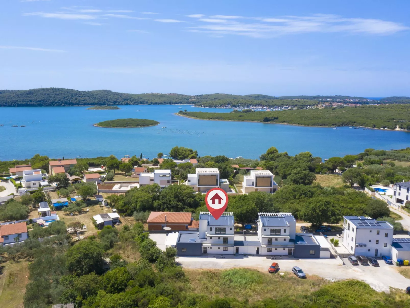 Villa Luna mit Pool, Sauna, Whirlpool, Tennisplatz-Draußen