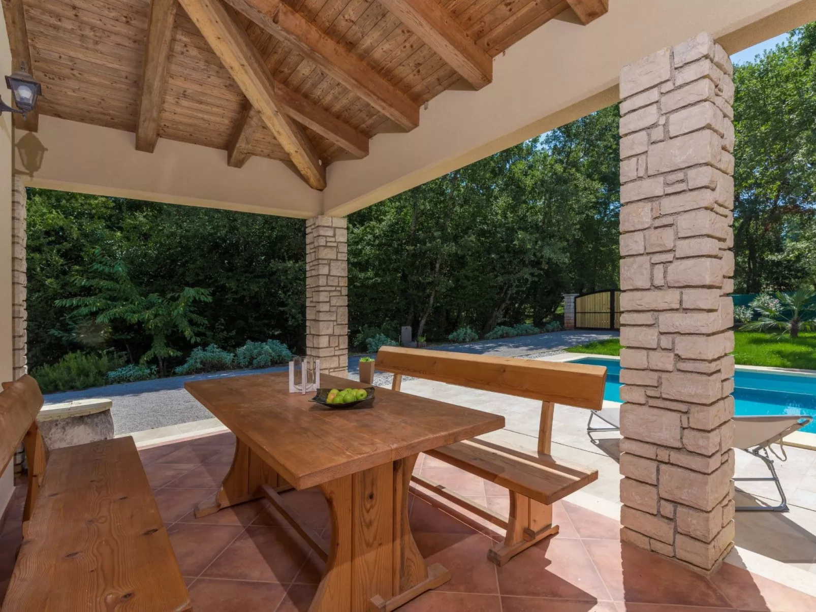 Mit Privatpool für 6 Personen ca. 70 m&sup2; in Juricani, Istrien (Umag und Umg