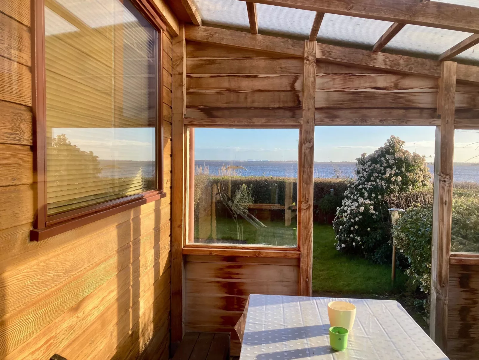 Haus Sonnenschein mit Blick auf das Lauwersmeer-Outside