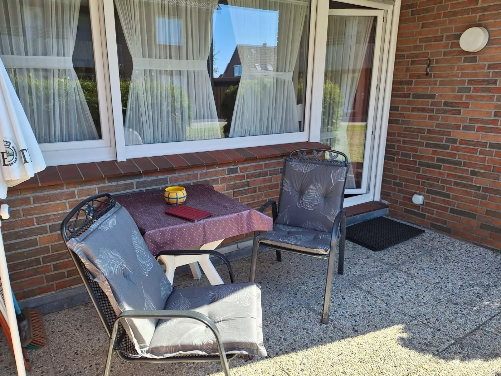 Wohnung in Norddeich direkt am Strand-Dehors
