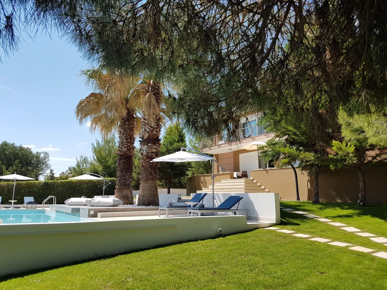 Ferienvilla "Anna Maria" mit Blick auf das Wasser-Draußen