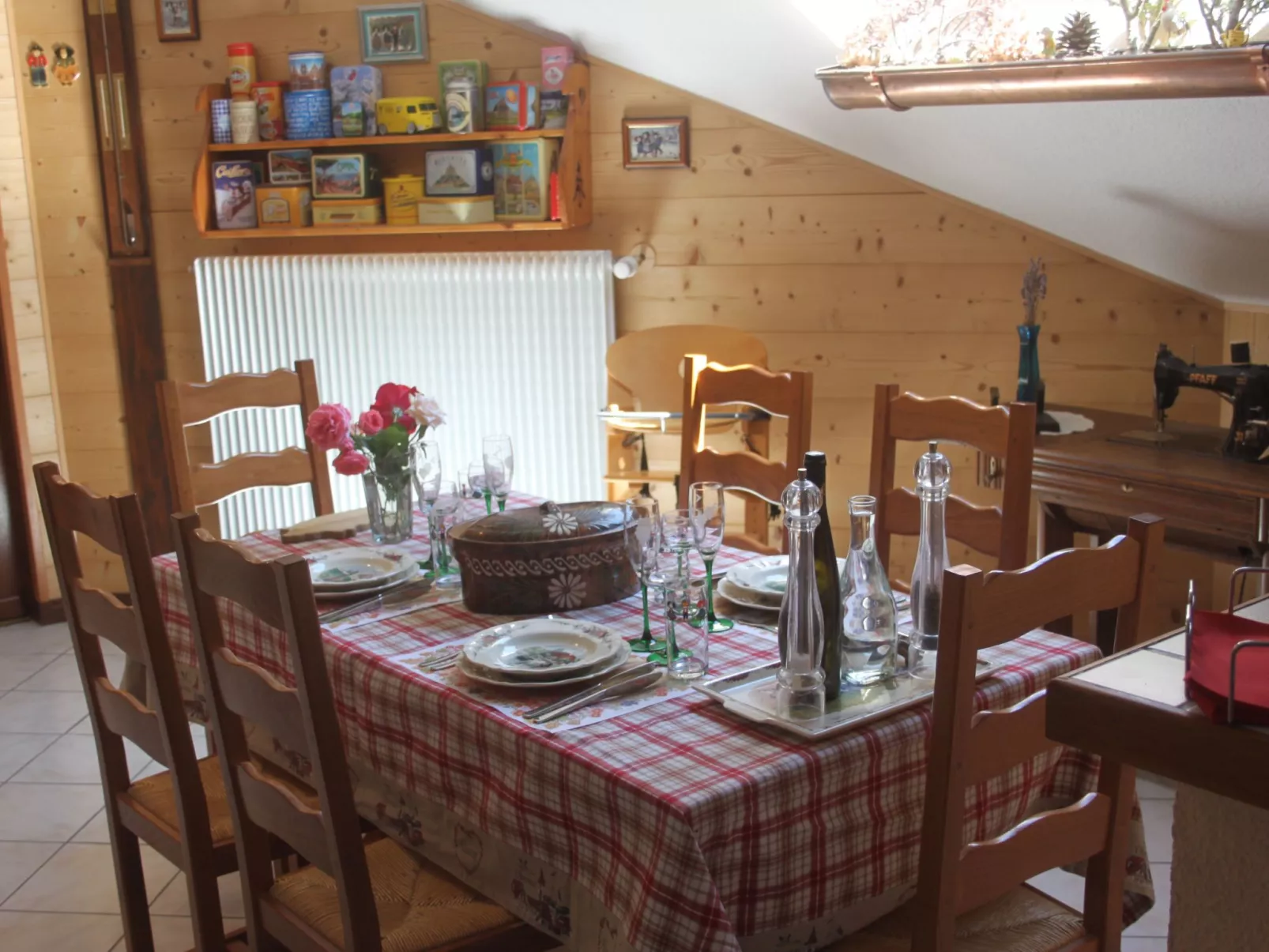 Fachwerkhaus "la maison de vacances" "-Drinnen