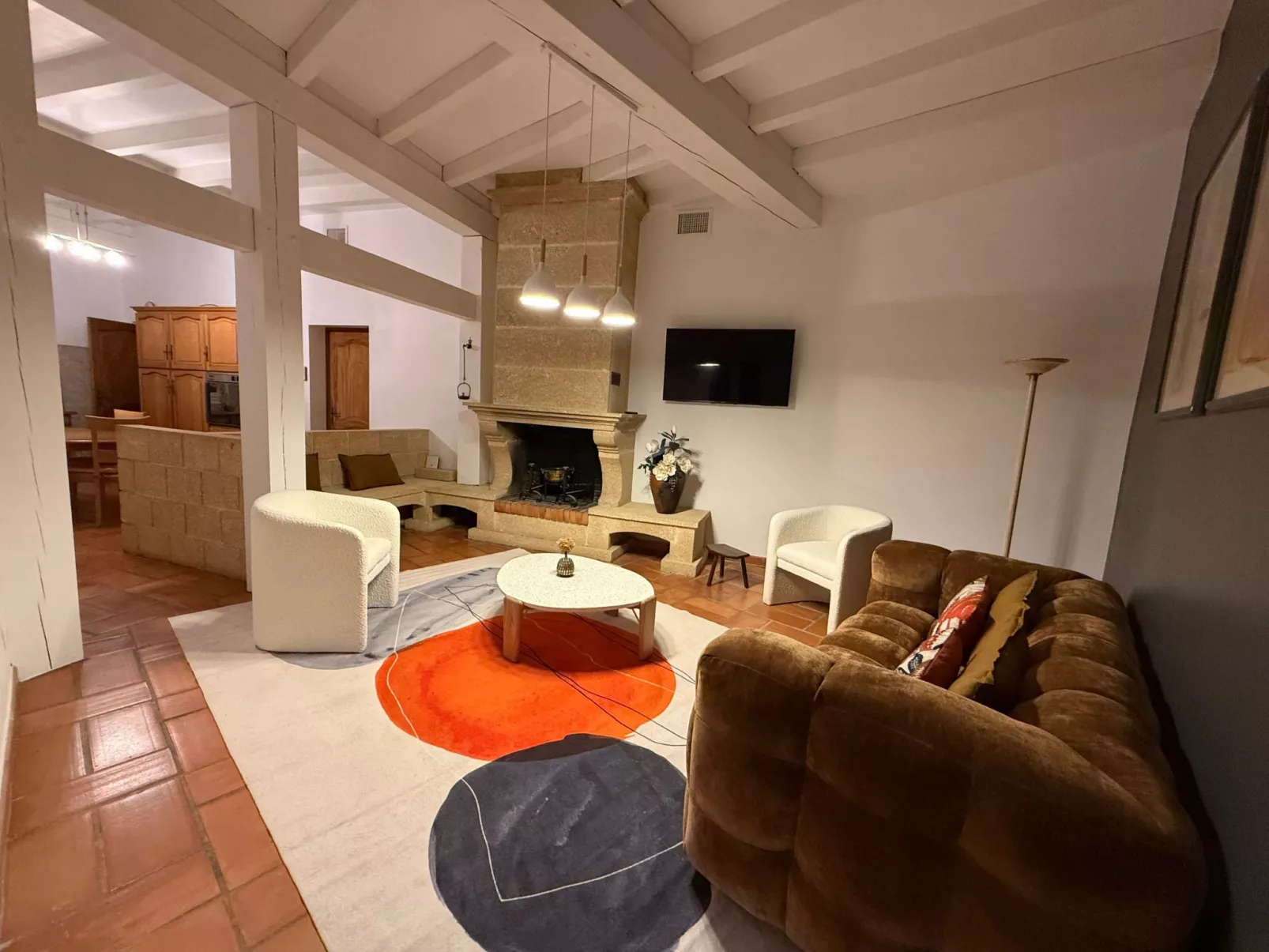 Apartment Terrasse Panoramablick auf den Golf-Dedans