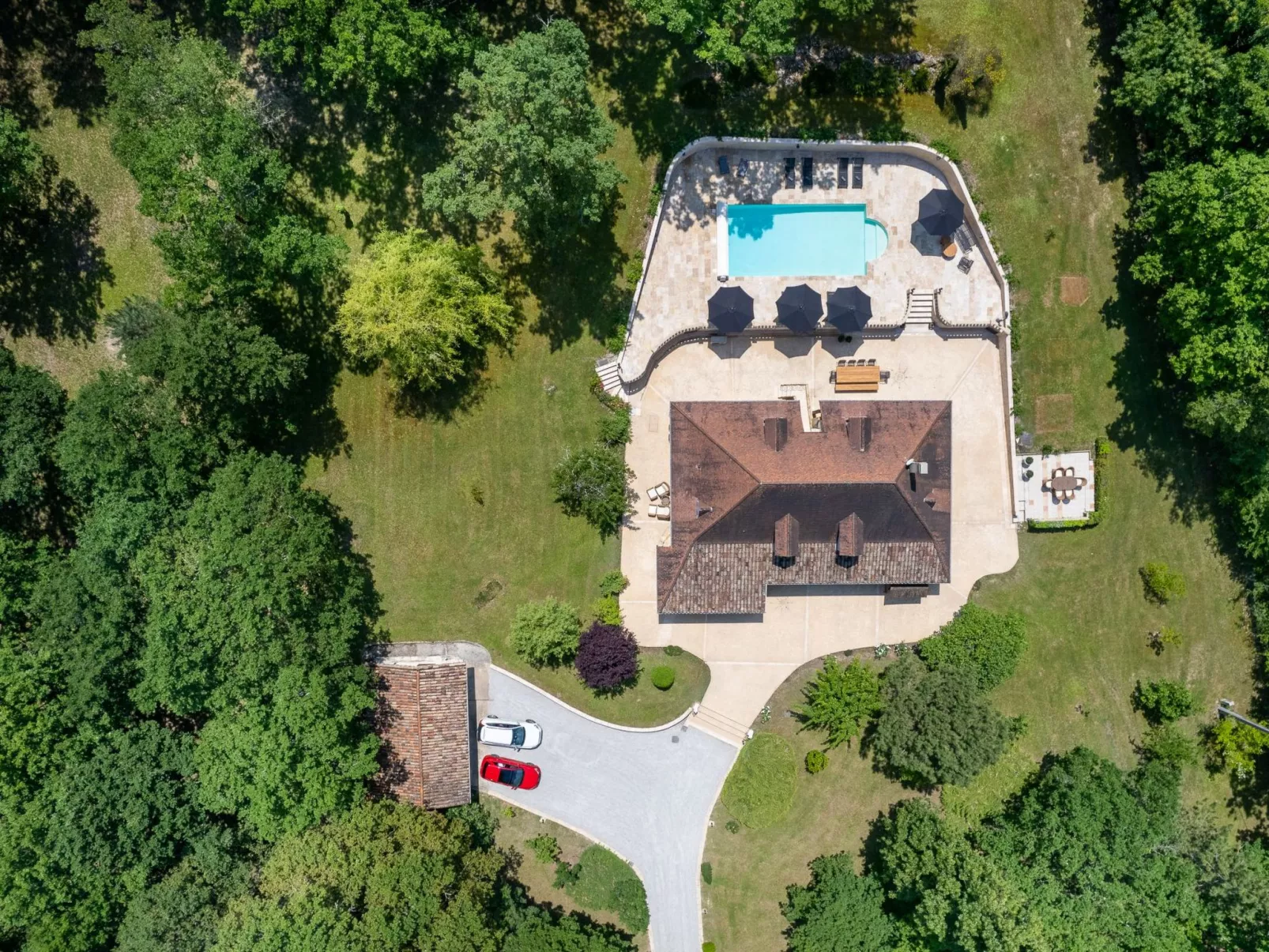 Luxus-Ferienhaus mit beheiztem Pool in der Dordogne