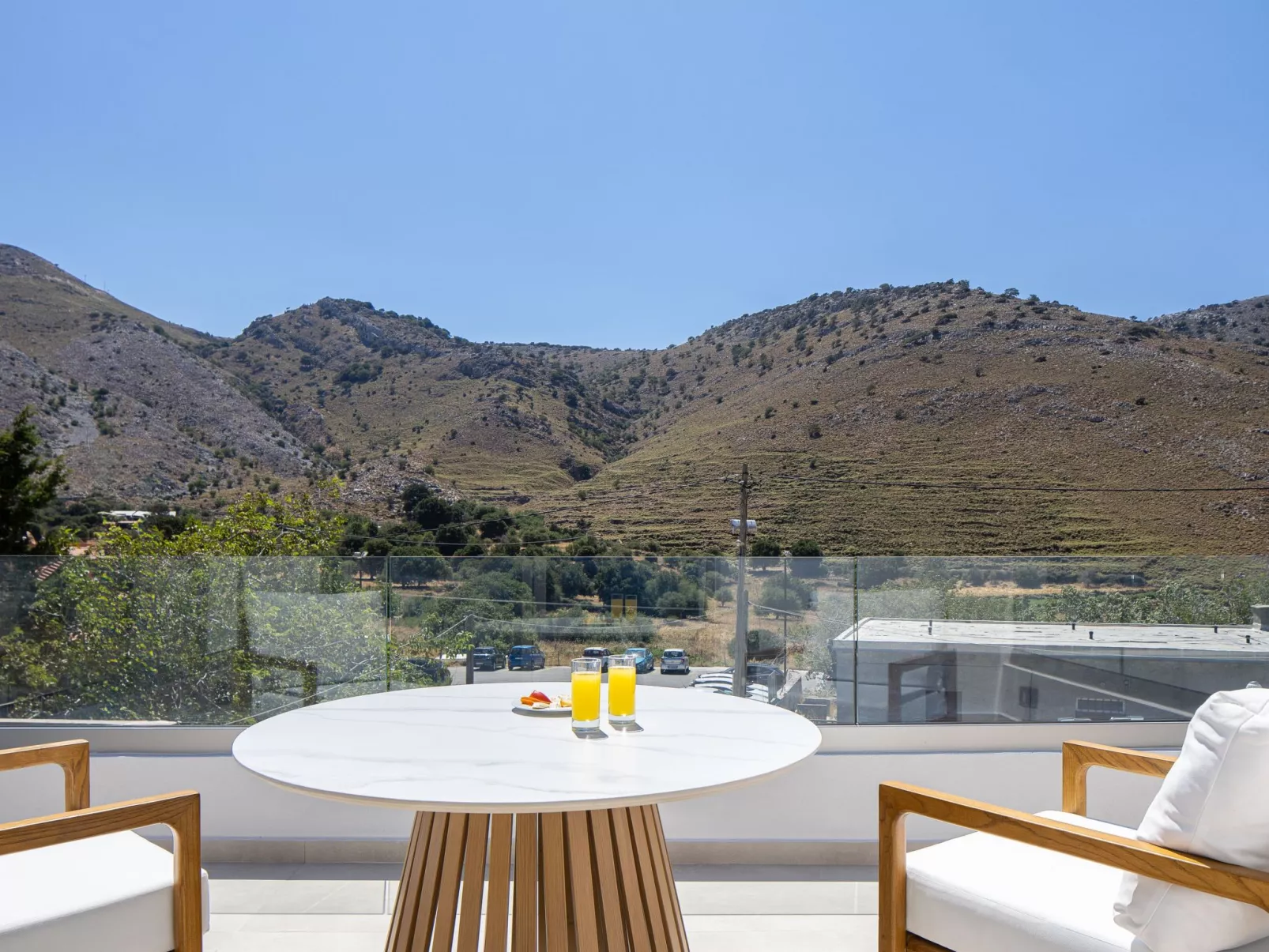 Imbros Villa lll -''Gratis''Beheizter Pool in den Bergen-Outside