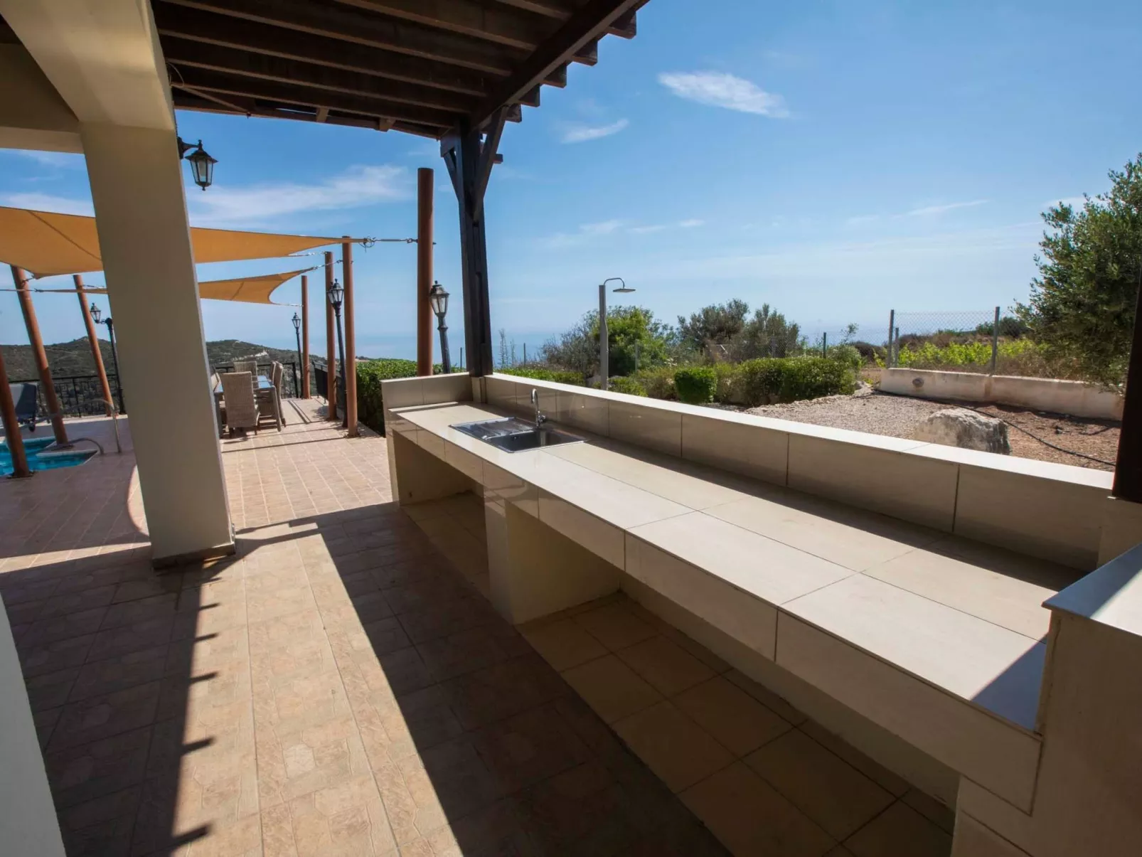 Villa mit Blick auf die Berge und Whirlpool-Dehors