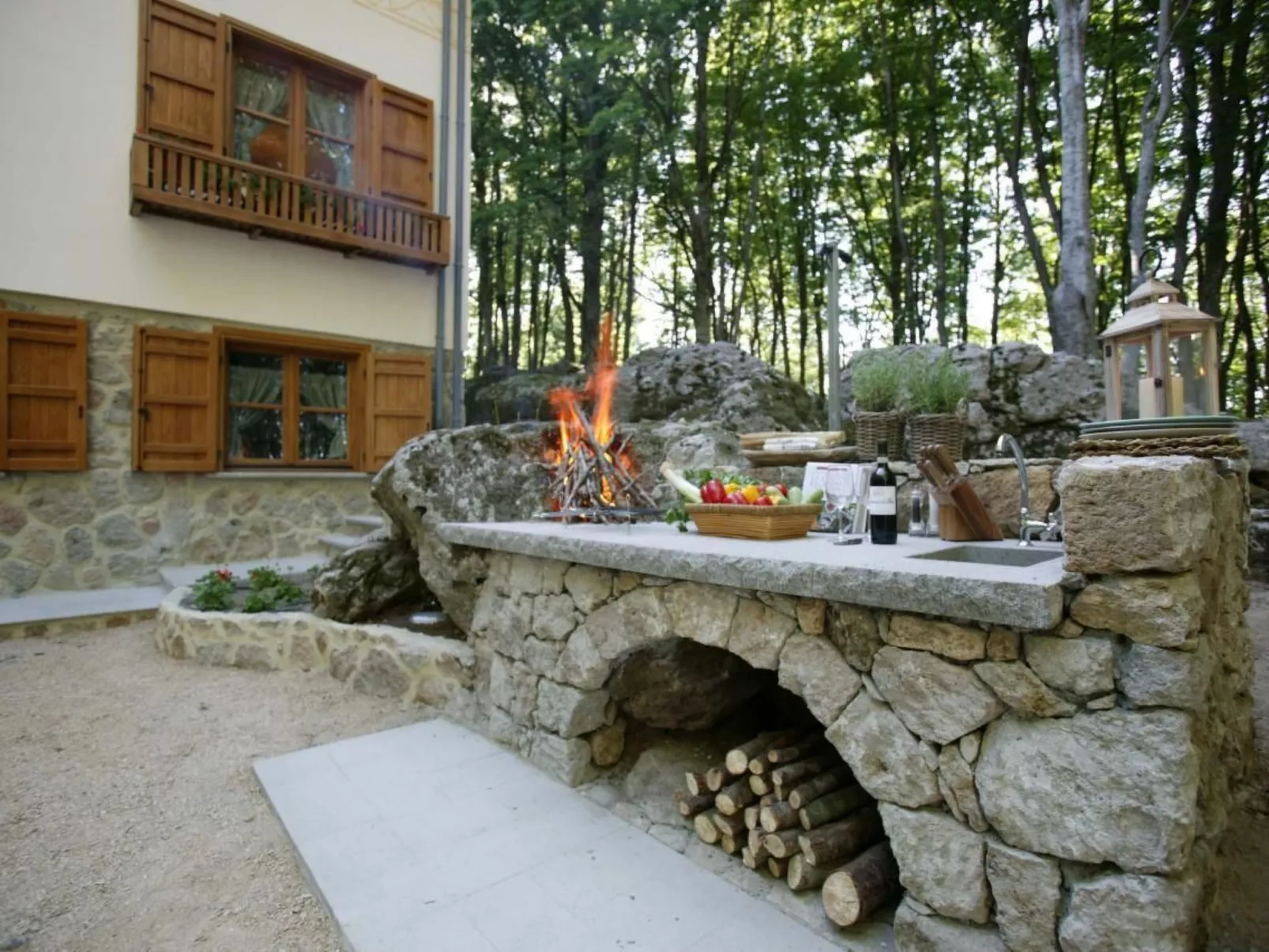 Berg "Chalet Galli" mit SPA-Outside