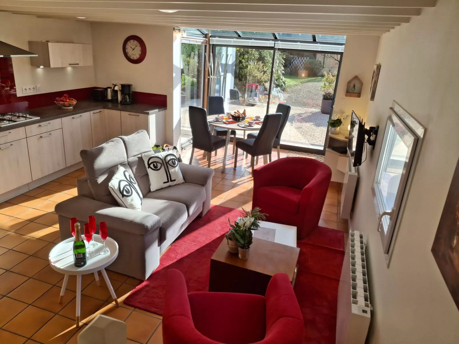 Chalet "gite du bois d'amour" (Hütte des Liebesh-Inside