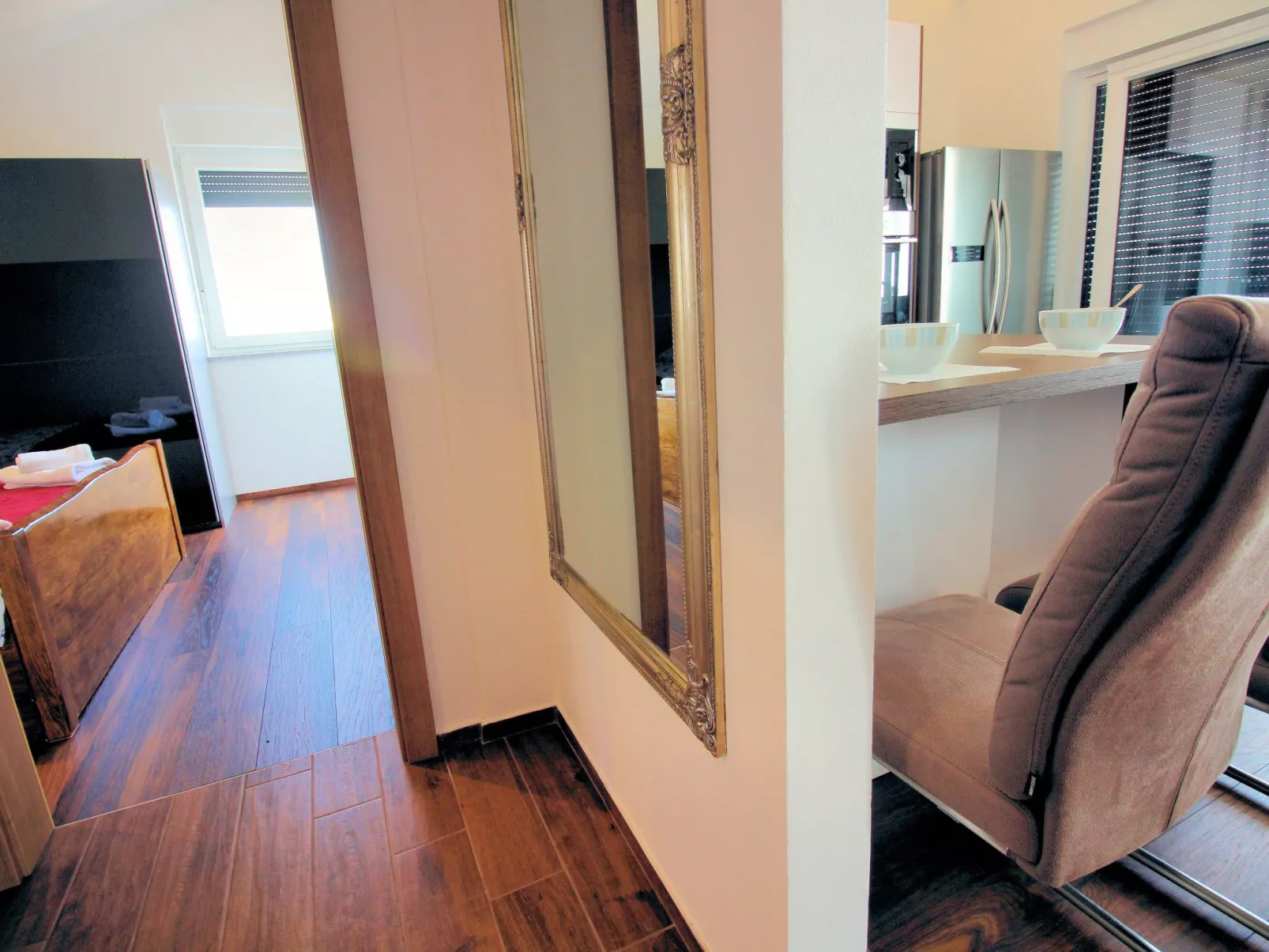 Wohnung "Buba 5" mit Terrasse-Drinnen