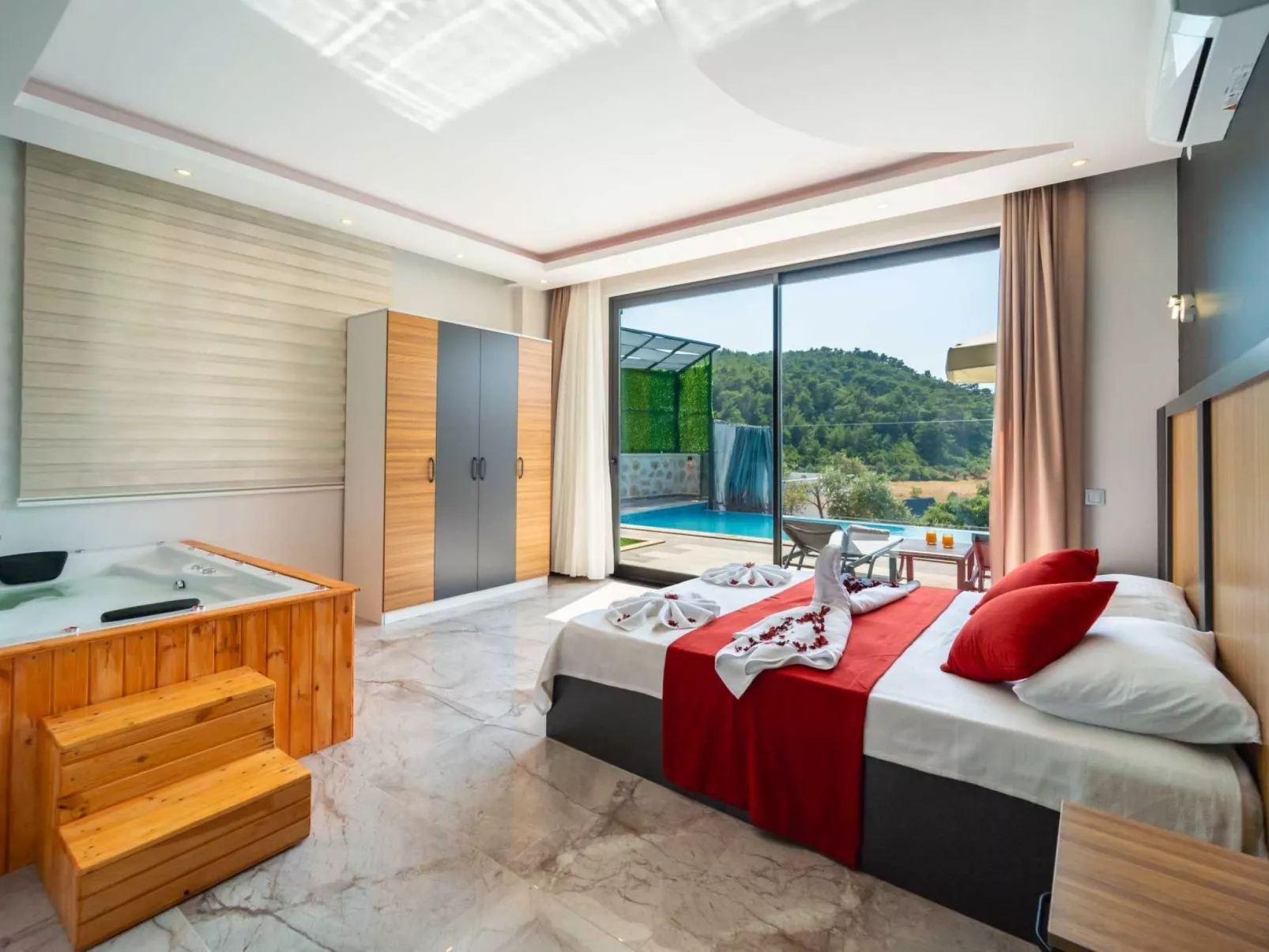 Luxuriöse Villa "Sard 3" mit Jacuzzi-Drinnen