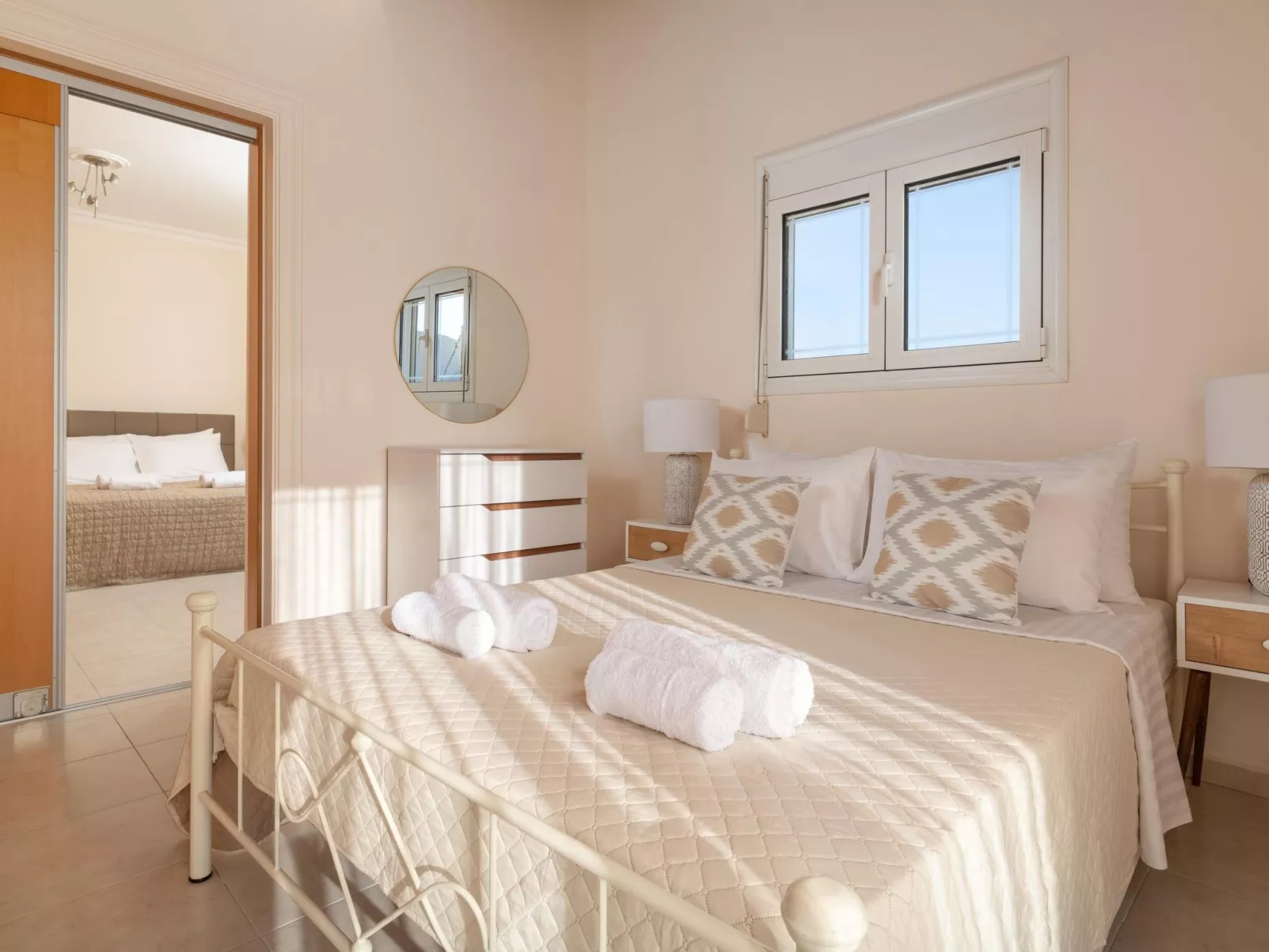 Villa Kamos in Archangelos-Inside