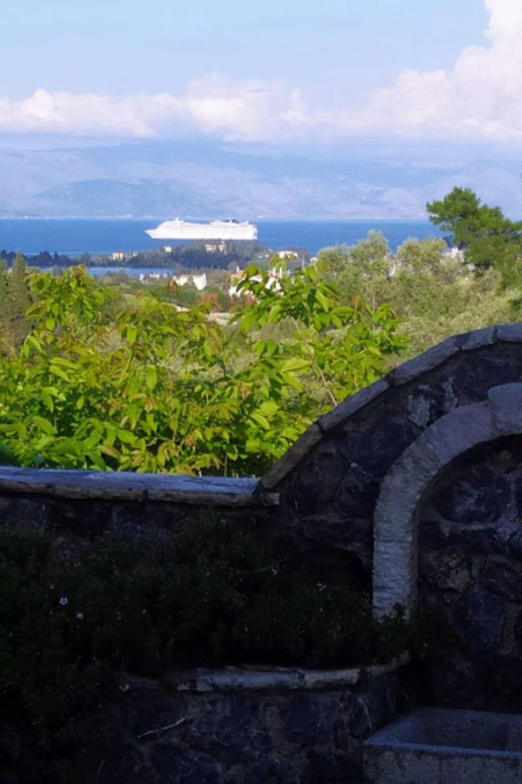 Ferienvilla "Villa kerkyra" mit eigenem Pool-Dehors