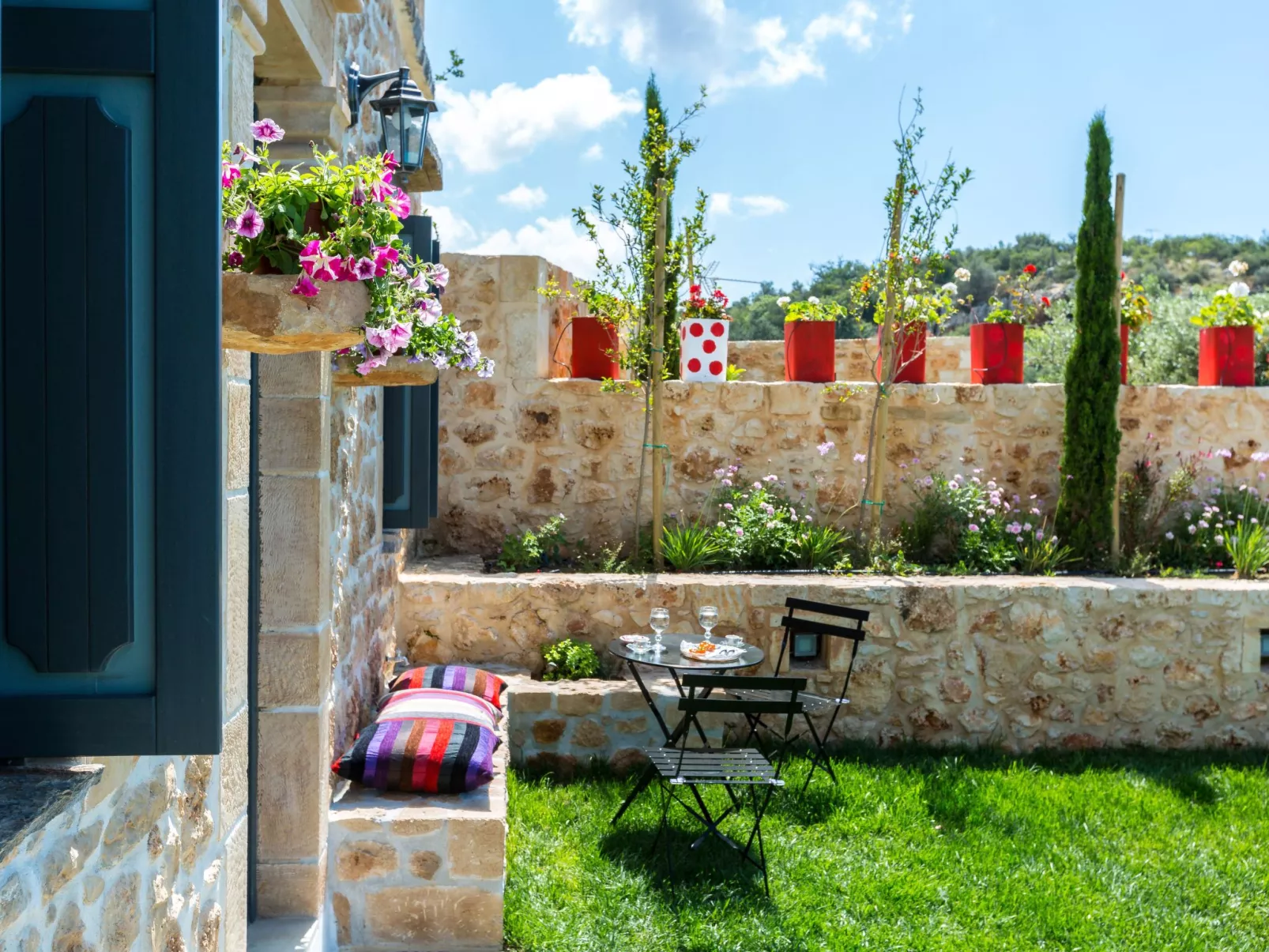 In Achlades mit Privatem Pool-Draußen