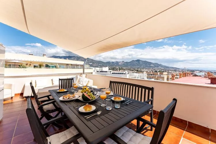 CT 251 - Faro's Lagunas Penthouse - Mijas Costa-Terrace balcony