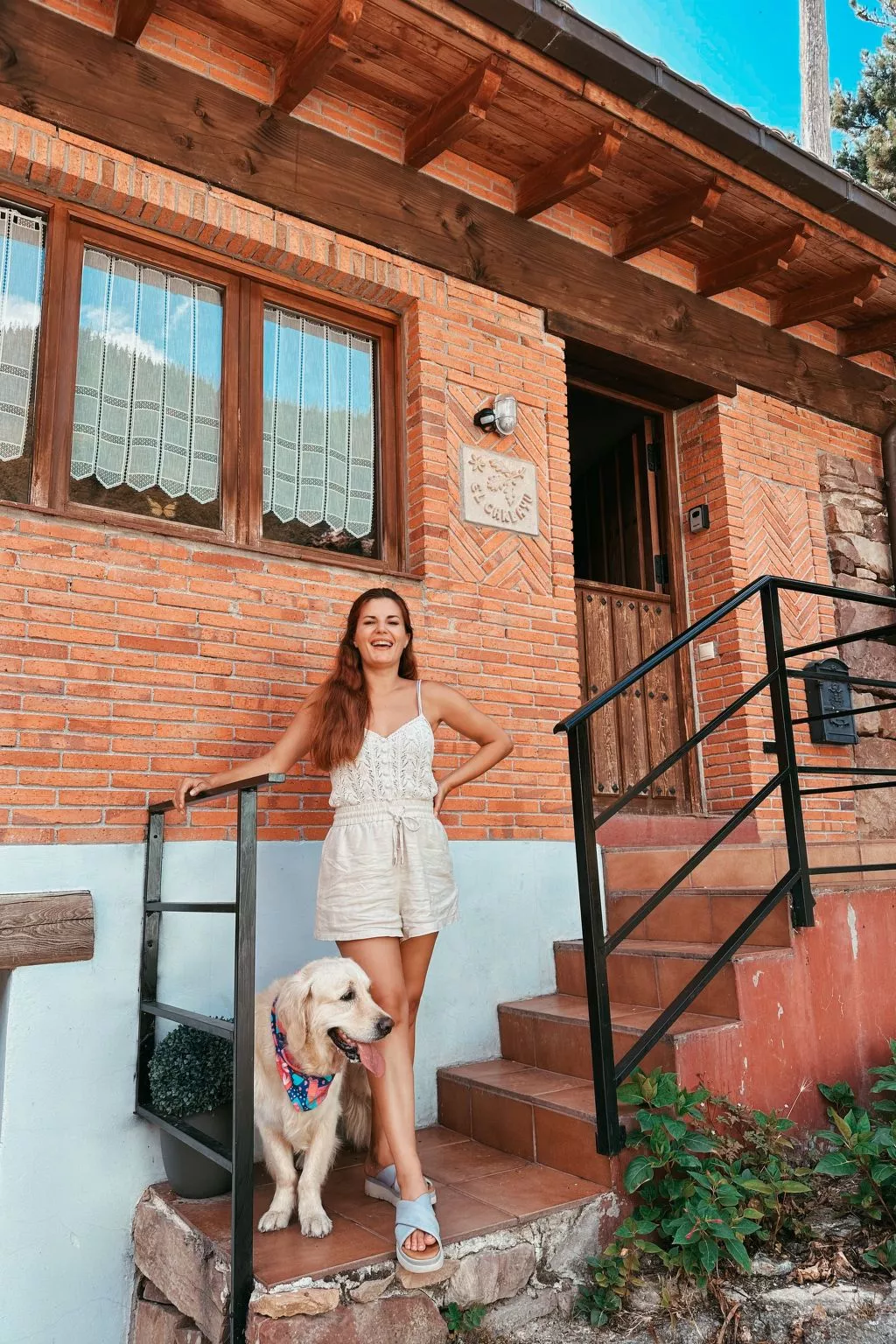 Ländliche Wohnung El Carbayu-Outside