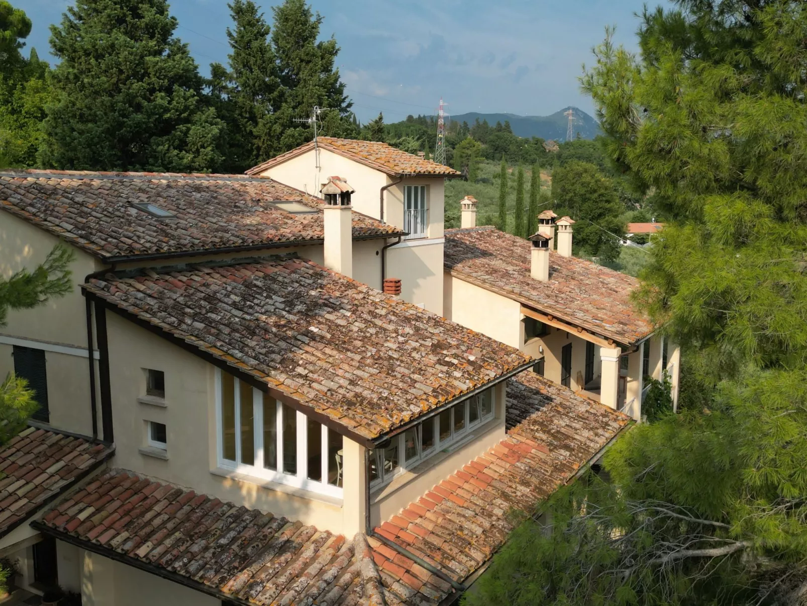 Ferienvilla casaRegina bb mit Panoramablick auf den Hügel
