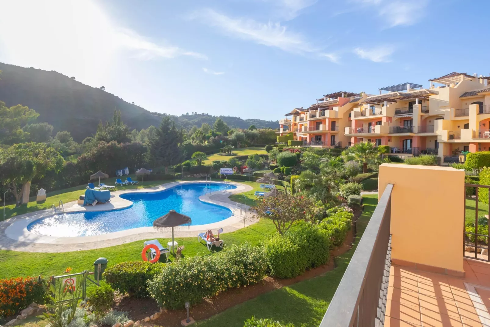 CT 244 - Faro' s Finca de Los Arqueros - Golf & Dolce Vita-Terrassenbalkon
