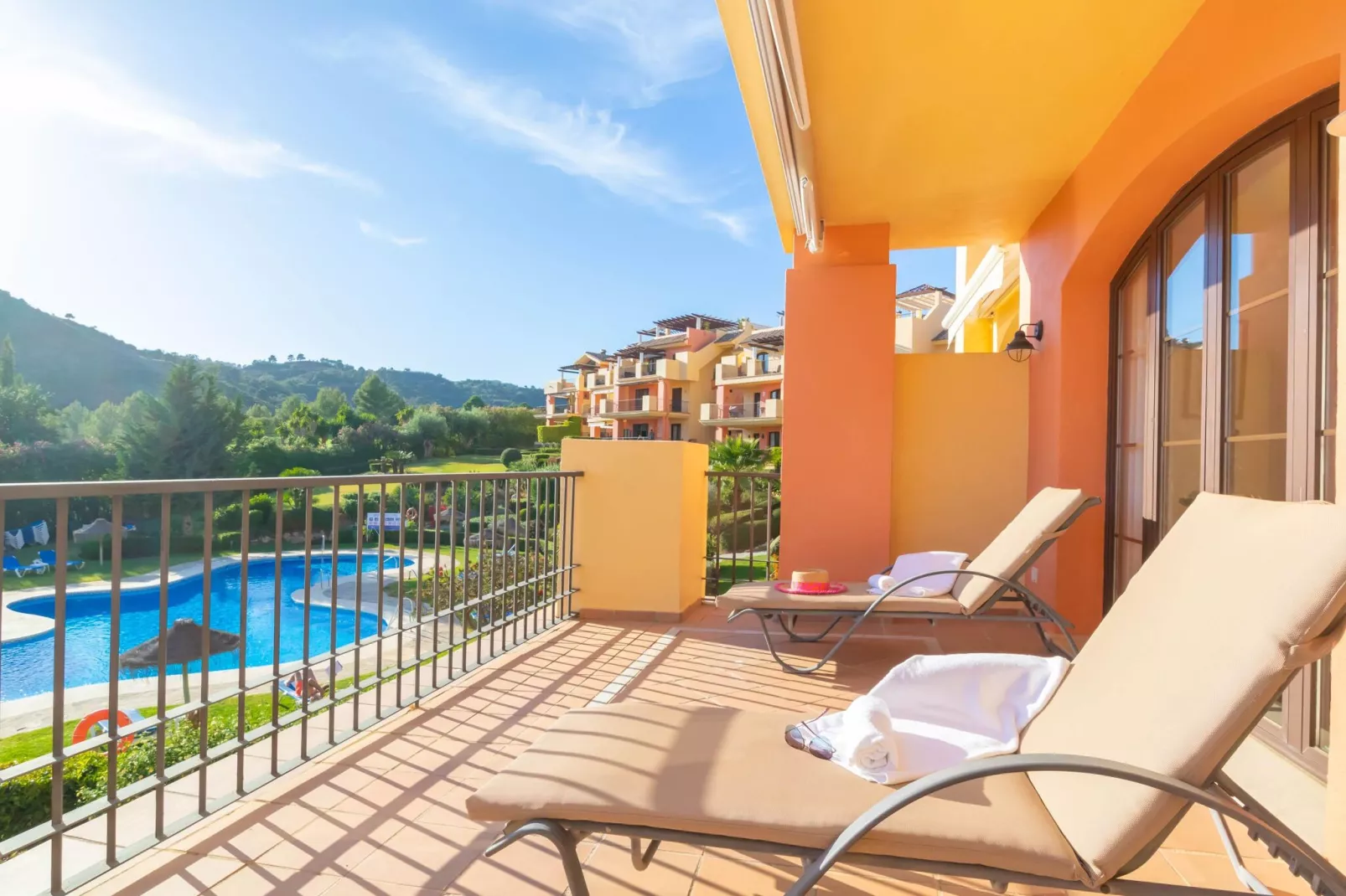 CT 244 - Faro' s Finca de Los Arqueros - Golf & Dolce Vita-Terrassenbalkon