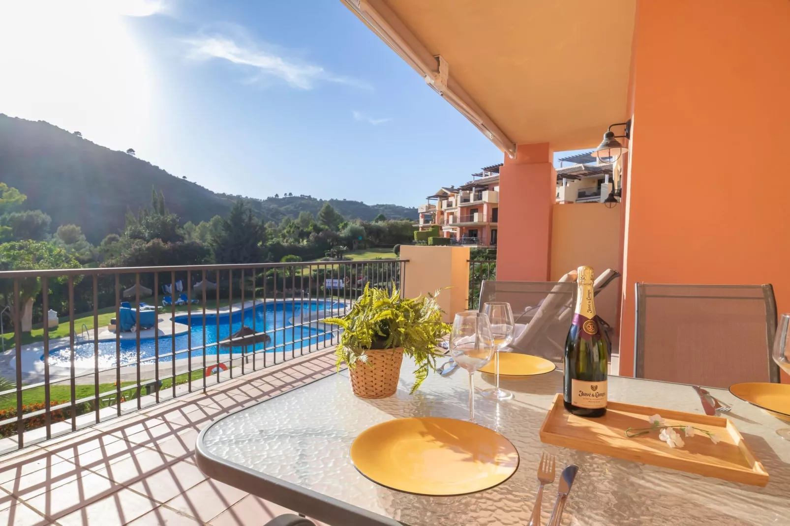 CT 244 - Faro' s Finca de Los Arqueros - Golf & Dolce Vita-Terrassenbalkon