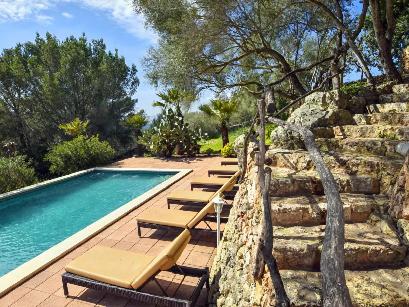 Finca in idyllischer Umgebung Pool & Klima 8 Pers-Draußen