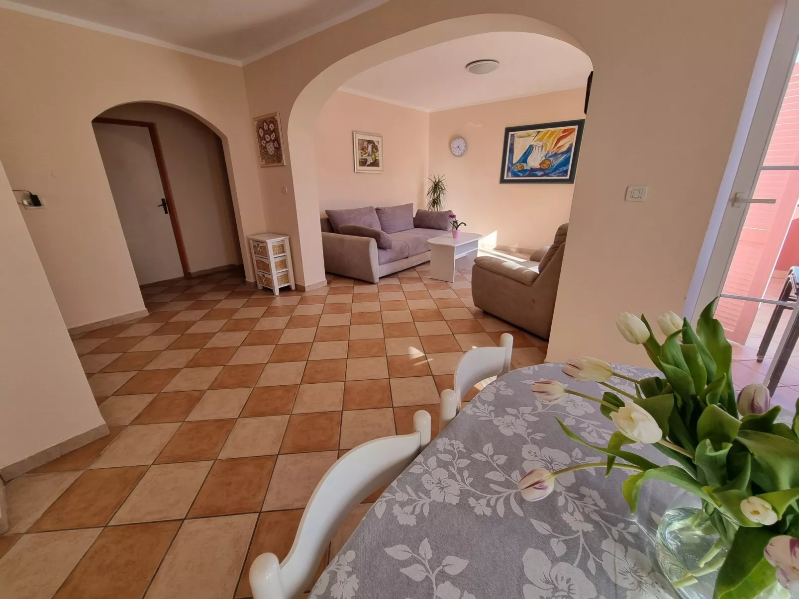 Wohnung in Crikvenica mit Balkon-Drinnen