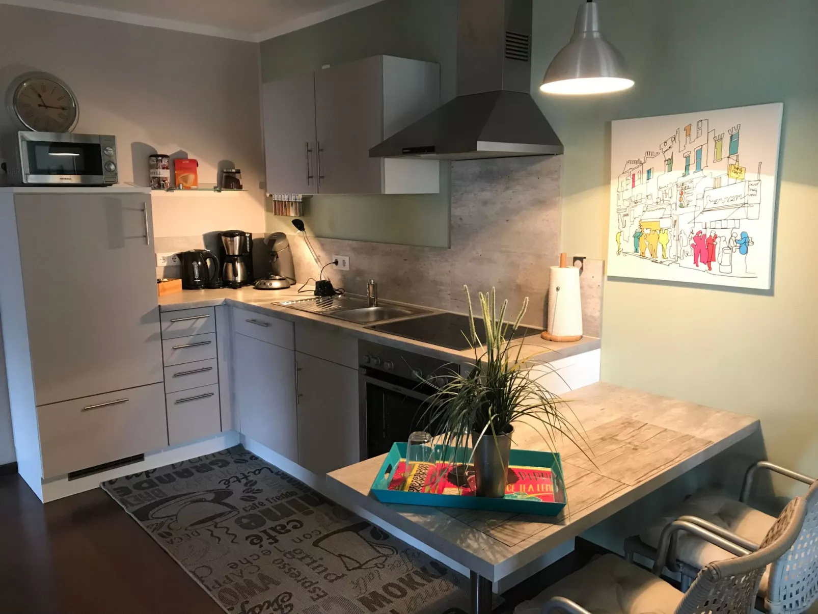 Schiefer Blick, Wohnung mit Terrasse und Balkon