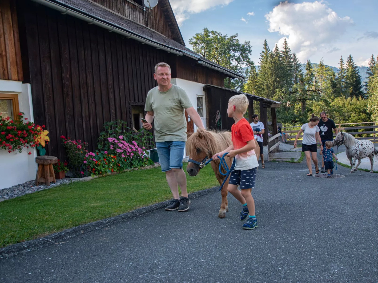 In Gemeinde Hermagor-Pressegger See mit Terrasse, Grill und Garten-Draußen
