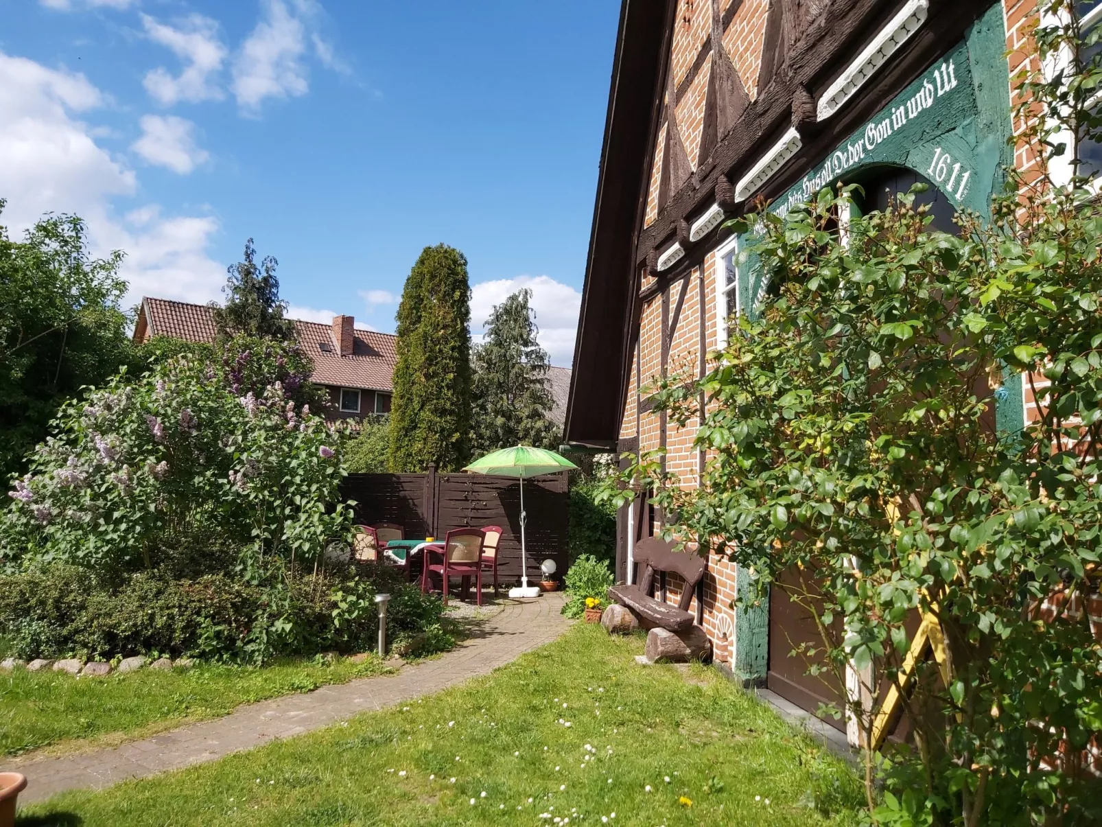 Wohnung in Jameln mit Garten, Grill und Terrasse-Dehors