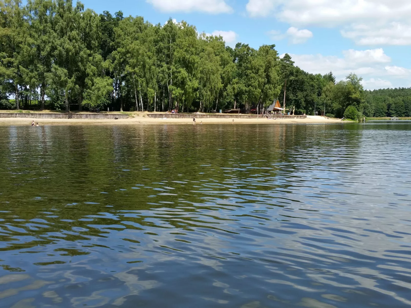 Heidebungalow-Draußen