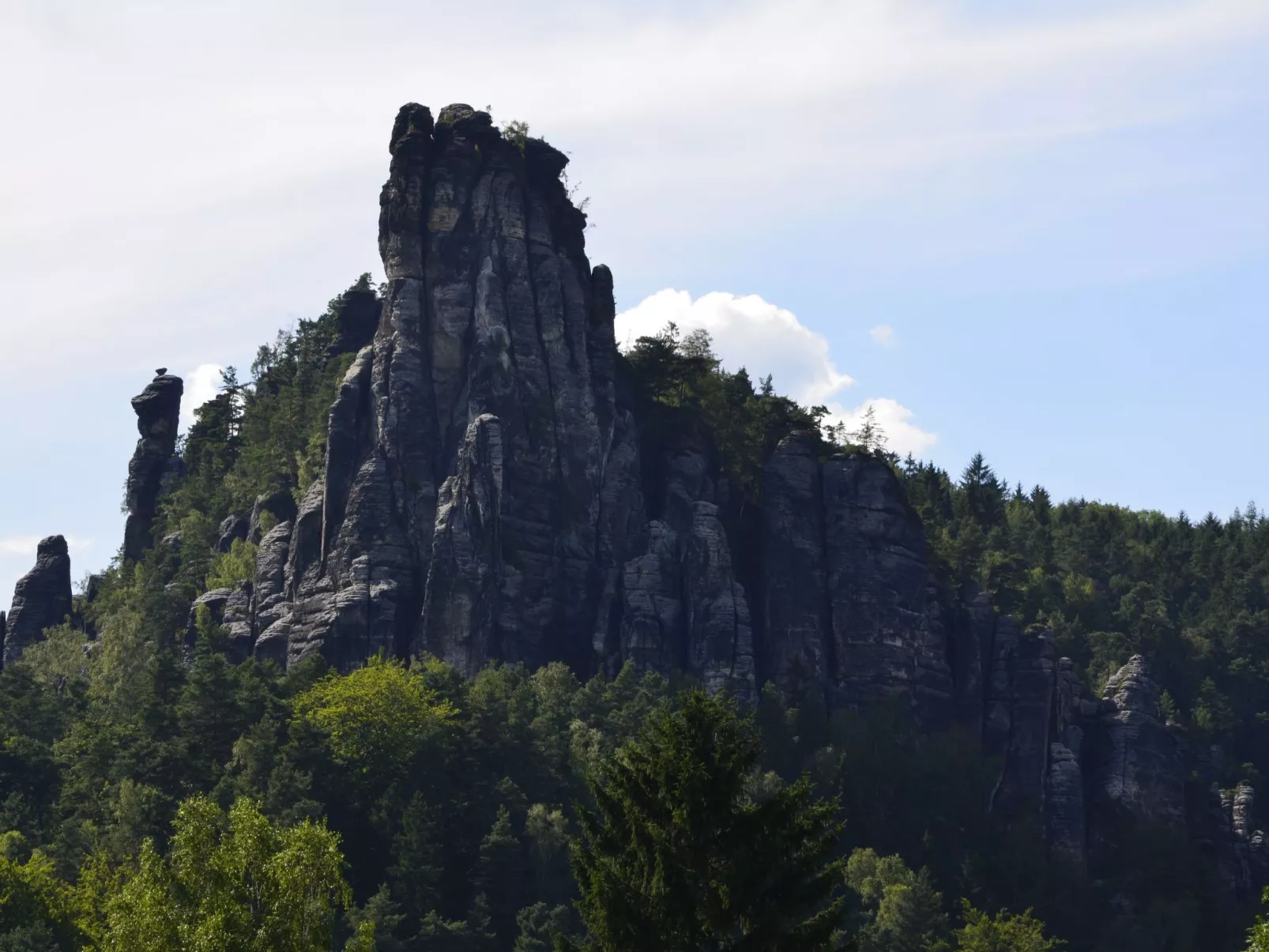 Panoramablick in Königstein-Dehors