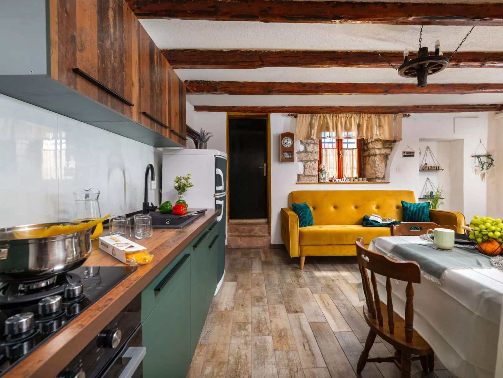 Typisch istrisches Ferienhaus mit Garten