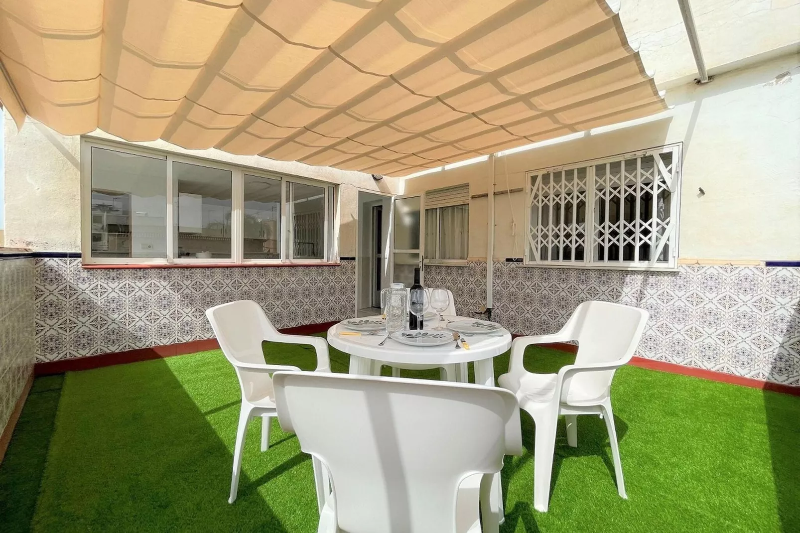 Apartamento amplio y cómodo en Los Alcazares-Terrace balcony