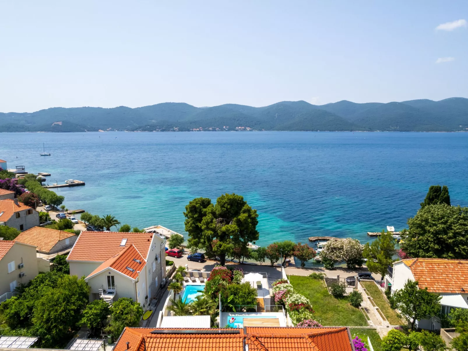 Suartini Viganj mit einem Pool-Draußen