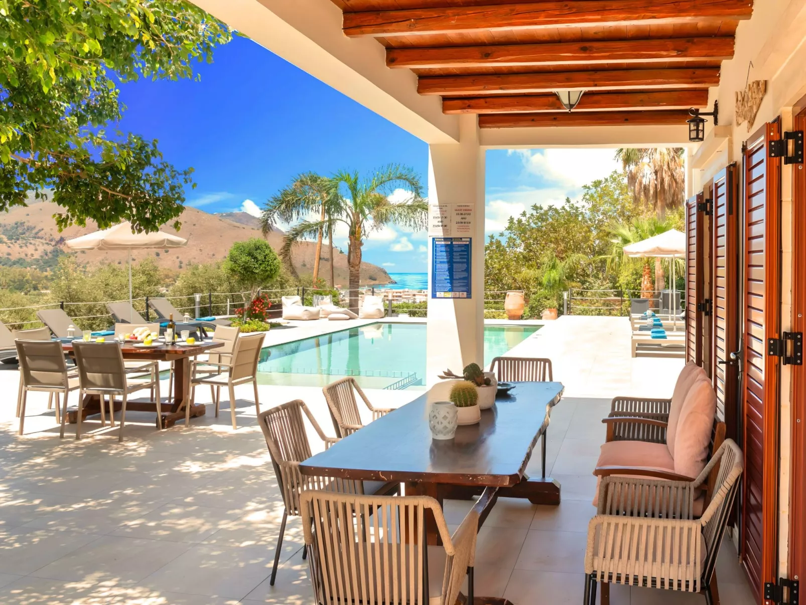 Villa "Cretan Dream" mit privatem Pool-Draußen