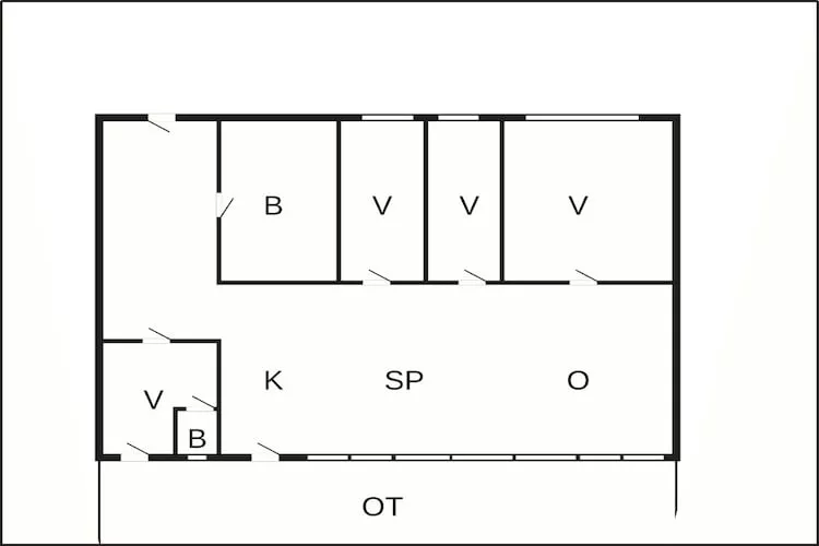 8 person holiday home in Slagelse-By Traum-Floor plan