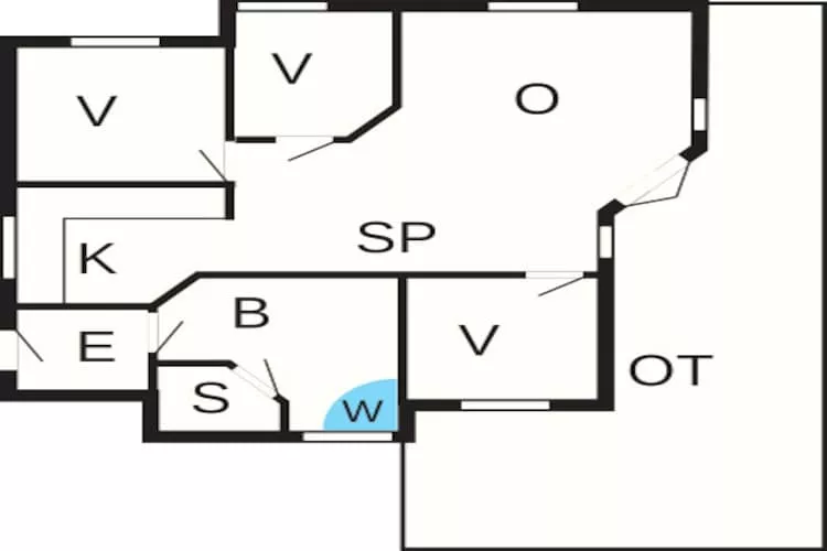 8 person holiday home in Grenaa-By Traum-Floor plan