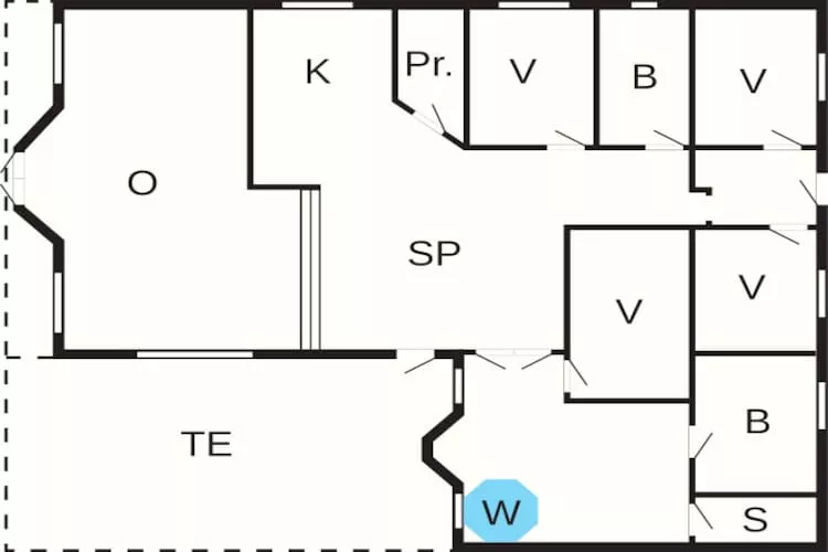 12 person holiday home in Sjællands Odde-By Traum-Floor plan