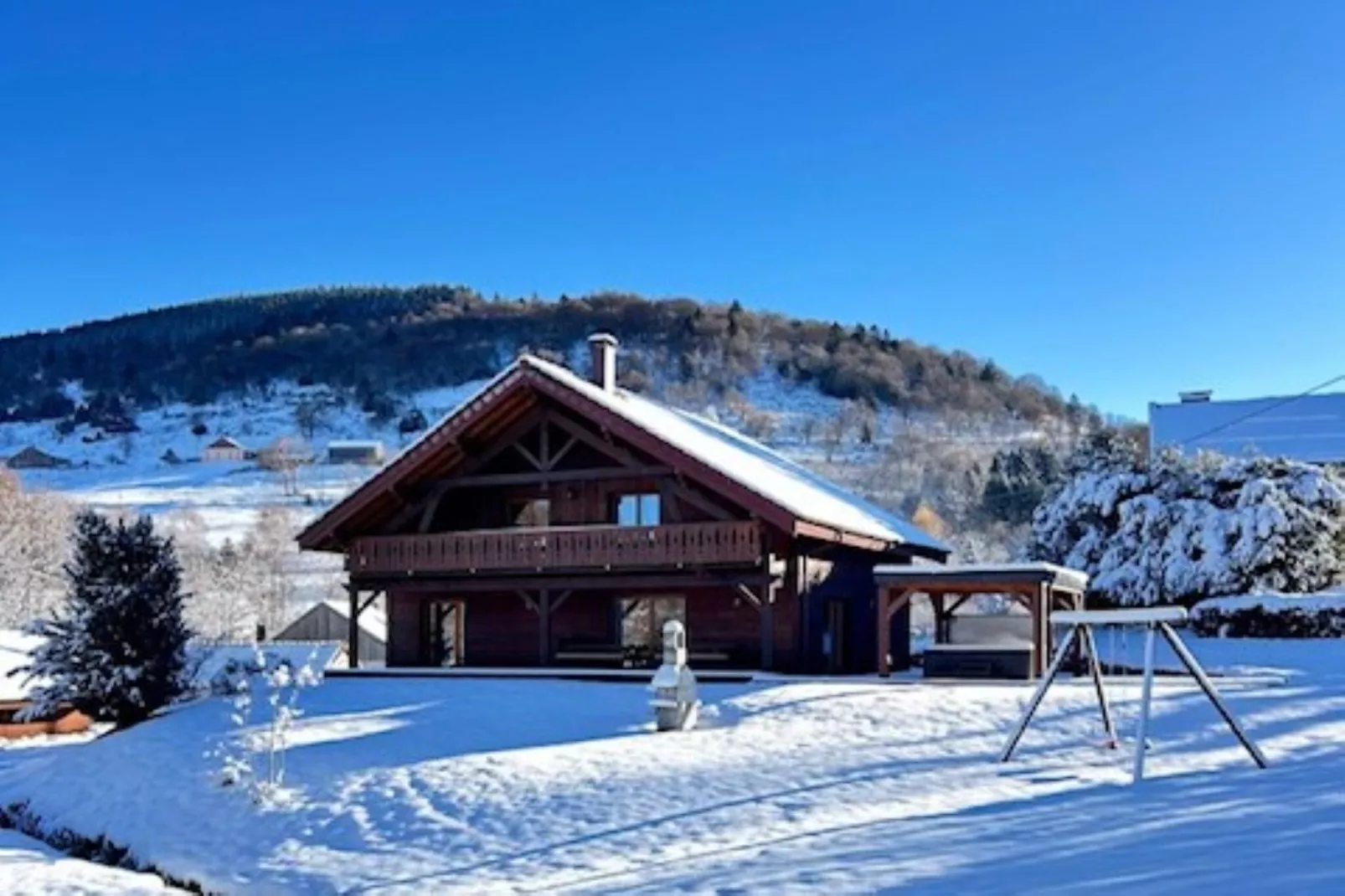 Chalet de montagne-Extérieur hiver