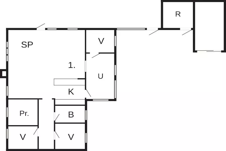 6 person holiday home in Blåvand - Floor plan