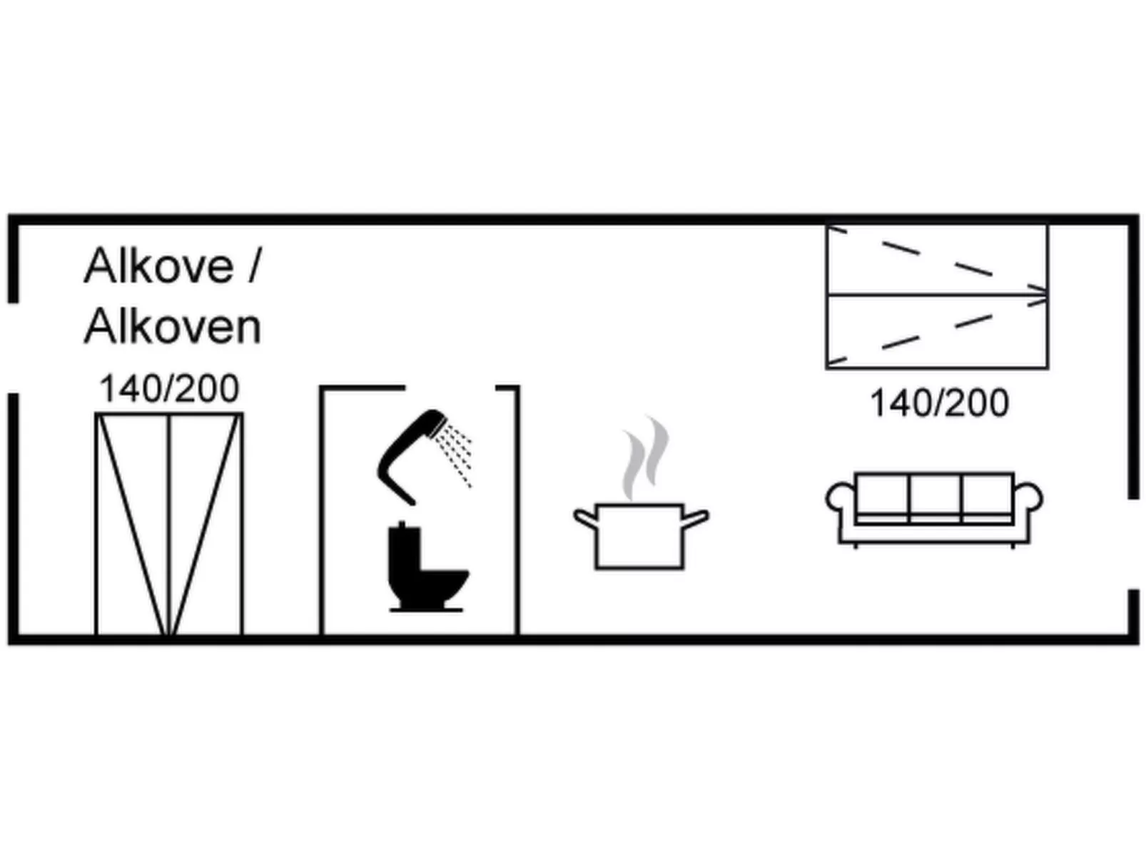 "Guder" - 500m from the sea-Drinnen
