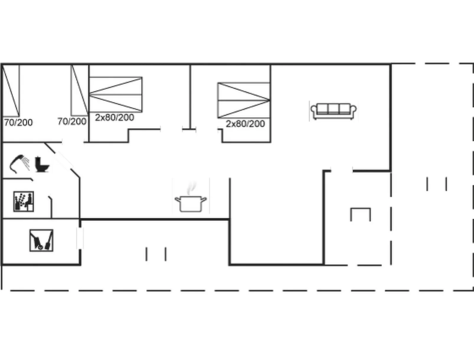 "Hallgerd" - 800m from the sea